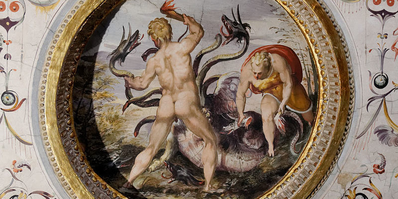 Hercules and the Hydra, Palazzo Vecchio