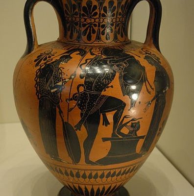 4th Labour: Erymanthian Boar - Greek art