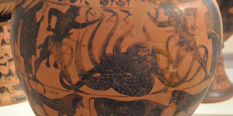 2nd Labour: Lernean Hydra - Greek art